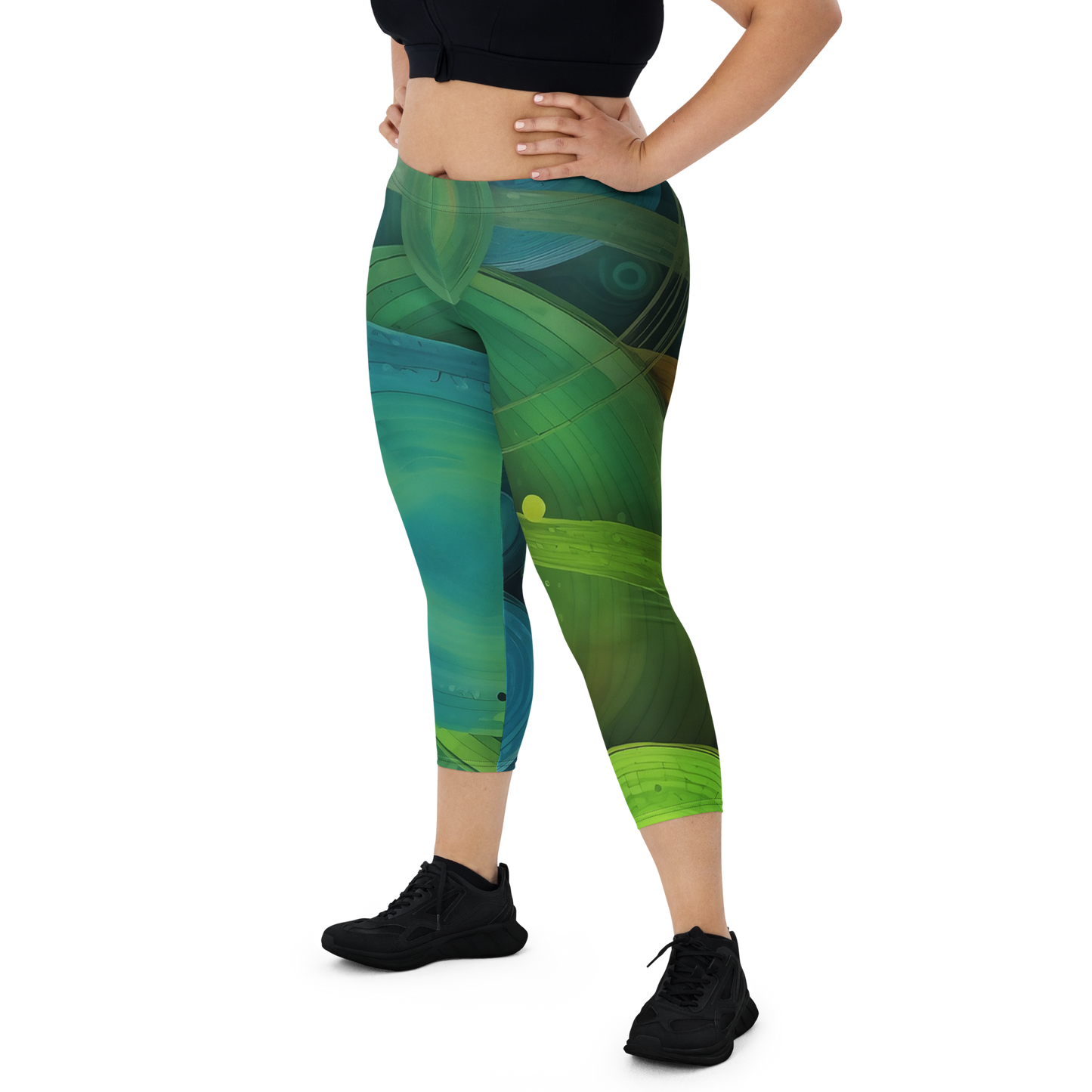 Quantum Leap Capri Leggings