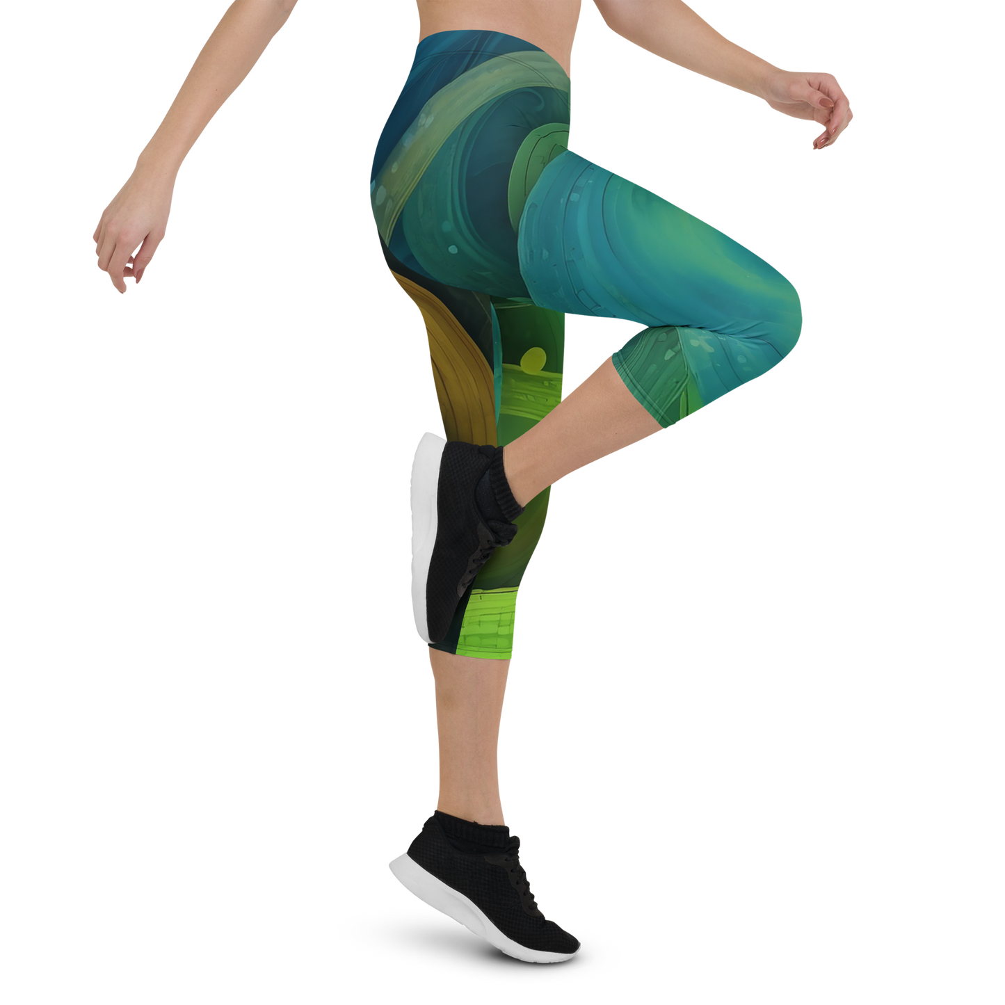 Quantum Leap Capri Leggings